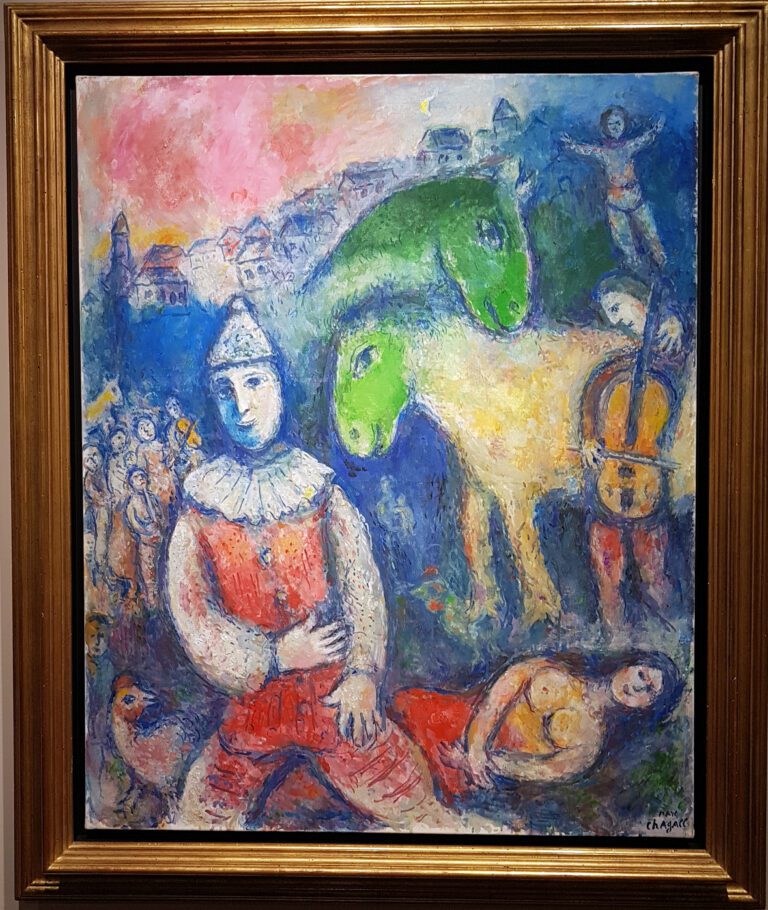 Deux anes Vert, Marc Chagall