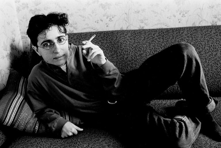 Masha Gessen at her apartment in Moscow in the early 1990s, when she was in her mid-twenties