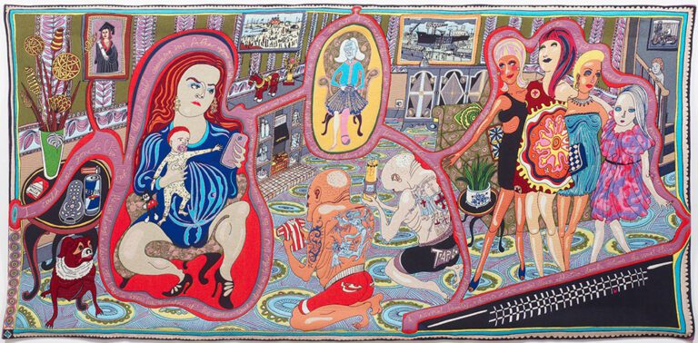 the-adoration-of-the-cage-fighters-grayson-perry