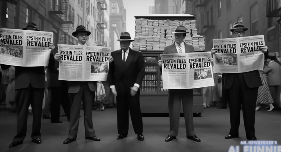 Releasing the Files (Trump's Epstein Files Saga)
Mr. Newberger's AI Funnies
https://www.youtube.com/watch?v=ELJhKli-dmk


